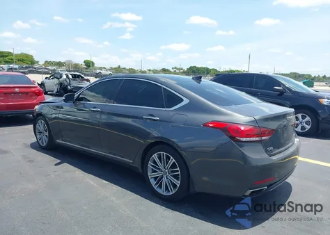 2018 Genesis G80 3.8 из США, поврежденный, VIN KMHGN4JE6JU269143